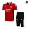 Cfb3 Camiseta Entrenamiento Arsenal + Pantalones Pantalones 3/4 Equipación Rojo 2021/2022