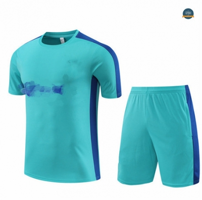 Nuevas Cfb3 Camiseta Entrenamiento Barcelona + Pantalones Cortos Equipación Azul 2023/2024 replicas