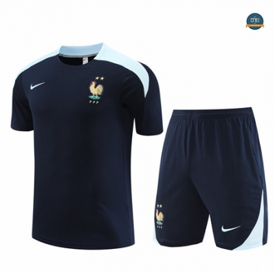 Cfb3 Camisetas Entrenamiento Francia Niño + Pantalón Corto Equipación azul real 2024/2025