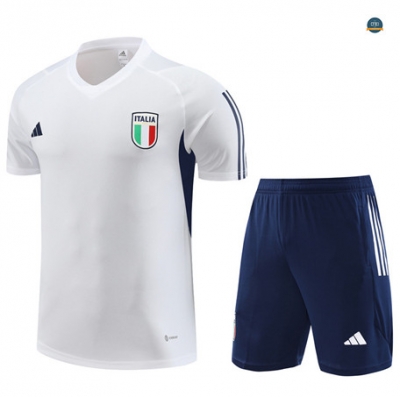 Venta Cfb3 Camiseta Entrenamiento Italia + Pantalones Cortos Equipación Blanco 2023/2024 online