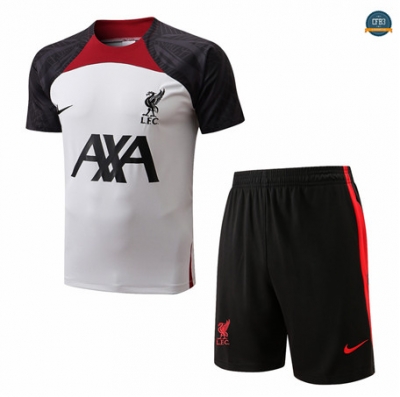 Cfb3 Camiseta Liverpool + Short + Pantalones Equipación Blanco 2022/2023