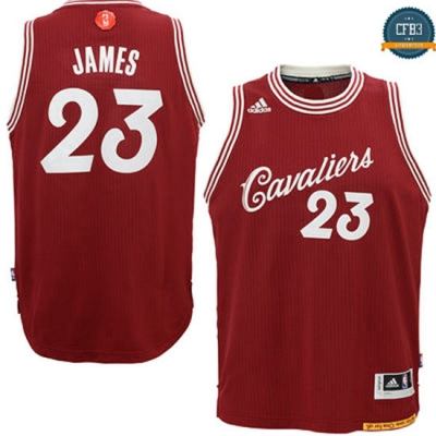 cfb3 camisetas LeBron James, Cleveland Cavaliers 2015 - Christmas Day