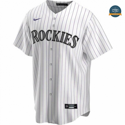 Nuevas Cfb3 Camiseta Colorado Rockies - Blanco