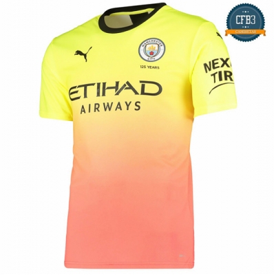 Camiseta Manchester City 2ª Equipación Amarillo/Rose 2019/2020