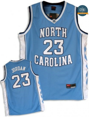 cfb3 camisetas Michael Jordan, North Carolina [Azul]