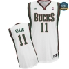 cfb3 camisetas Monta Ellis, Milwaukee Bucks [Blanco]