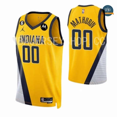 Replicas Cfb3 Camiseta Bennedict Mathurin, Indiana Pacers 2022/23 - Statement