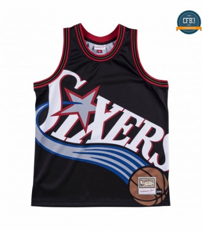 Cfb3 Camiseta Philadelphia 76ers - Mitchell & Ness 'Cara grande'