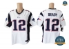 cfb3 camisetas Tom Brady, New England Patriots - Blanco