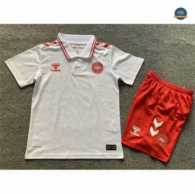 Camiseta Dinamarca Niño 2ª Equipación 2024/2025