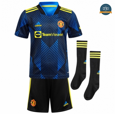 Cfb3 Camiseta Manchester United Niños 3ª Equipación 2021/2022