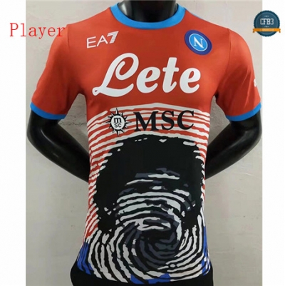 Cfb3 Camiseta Player Version Naples Equipación Naranja 2022/2023