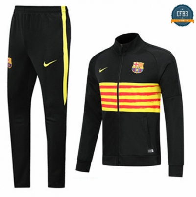 Cfb3 Chaqueta Chandal Barcelona Negro/Amarillo 2019/2020