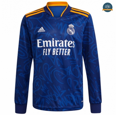 Cfb3 Camiseta Real Madrid 2ª Equipación Manga Larga 2021/2022