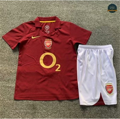 Cfb3 Camisetas Retro 2005-06 Arsenal Niño 1ª