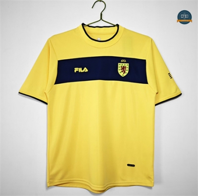 Cfb3 Camiseta futbol Retro 2002 Escocia Segunda Equipación