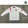 Cfb3 Camiseta Retro 2006 Inglaterra 1ª Equipación Blanco Manga larga