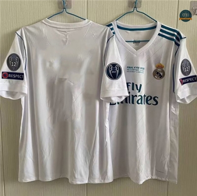 Cfb3 Camiseta Retro 17-18 Real Madrid 1ª Equipación
