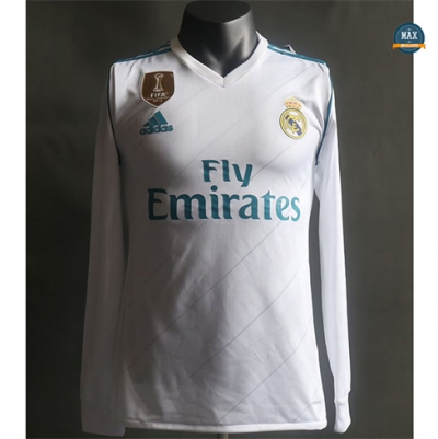Cfb3 Camiseta futbol Retro 2017-18 Player Real Madrid Primera Equipación Manga Larga