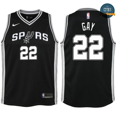 cfb3 camisetas Rudy Gay, San Antonio Spurs - Icon