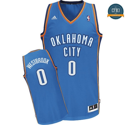 cfb3 camisetas Russell Westbrook, Oklahoma City Thunder [Azul]