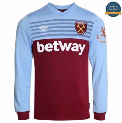 Camiseta West ham 1ª Manga Larga 2019/2020