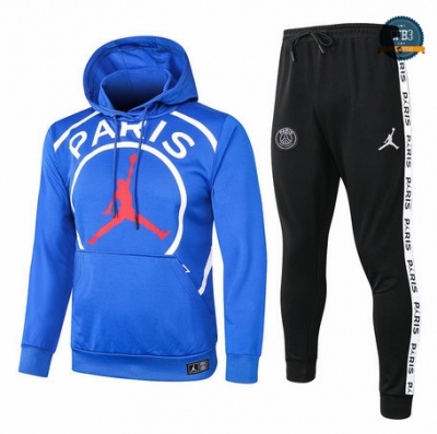 Chándal sudaderas de futbol PSG Azul Jordan 2020/2021