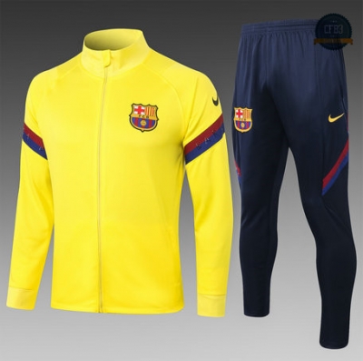 Chaqueta Chandal Niños Barcelona Amarillo 2020/2021