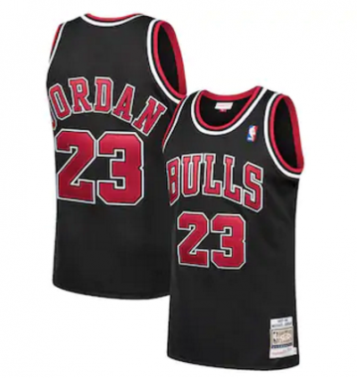 Camiseta Michael Jordan, Chicago Bulls Mitchell & Ness - Negro
