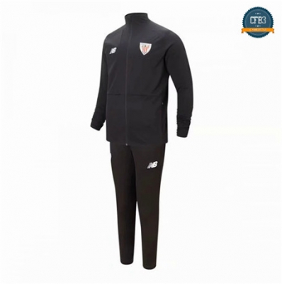 Cfb3 Camisetas B013 - Chaqueta Chandal Athletic Bilbao Negro 2019/2020