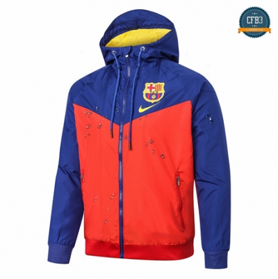 Cfb3 Camisetas B064 - Chaqueta Rompevientos Barcelona Rojo/Azul 2019/2020