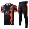 Cfb3 Camisetas B103 - Entrenamiento PSG + Pantalones Negro/Naranja 2019/2020