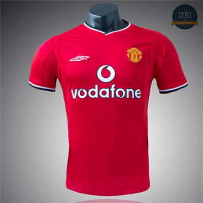 Tailandia Cfb3 Camiseta Manchester United 1ª Equipación 2000-02 Replicas