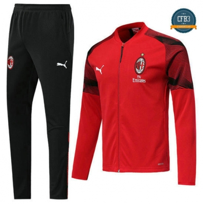 Chaqueta Chándal AC Milan Rojo 2018