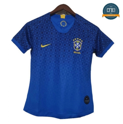 Camiseta Bresil Mujer 1ª Equipación Azul 2019/2020