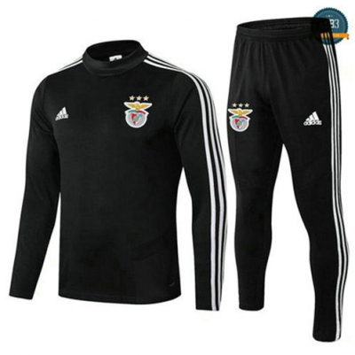 Chándal Benfica Negro 2019/2020 Cuello Redondo