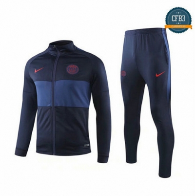 Chaqueta Chándal PSG Azul Oscuro Cuello alto 2019/2020