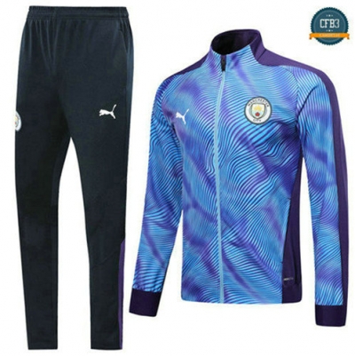 Chaqueta Chándal Manchester City Púrpura/Azul 2019/2020