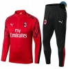 Chándal AC Milan Rojo 2019/2020 Sweats Zippé