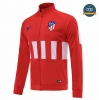 Cfb3 Camisetas Chaqueta Sudadera Atletico Madrid Rojo/Blanco 2019/2020 Cuello alto