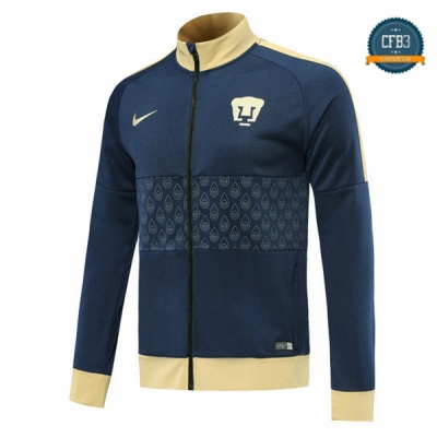 Cfb3 Camisetas Chaqueta Sudadera Pumas UNAM Azul Oscuro 2019/2020