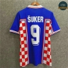 Camiseta 1998 Copa del Mundo Croacia 2ª Equipación (9 SUKER)