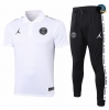 Cfb3 Camiseta PSG Jordan POLO + Pantalones Blanco 2020/2021