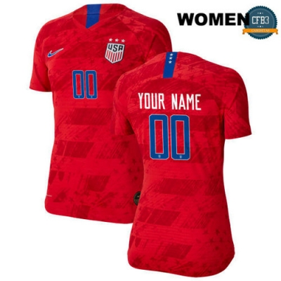 Cfb3 Camisetas Mujer EEUU USWNT 2ª Equipación 2019