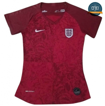 Camiseta Inglaterra Mujer 2ª Equipación Rojo 2019/2020