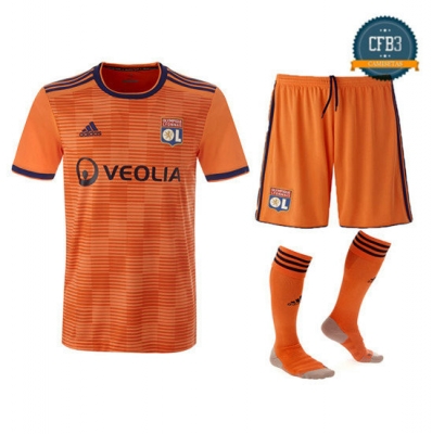 Camiseta Lyon 3ª Equipación Junior Naranja 2018