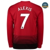 Camiseta Manchester United 1ª Equipación 7 Alexis Manga Larga 2018