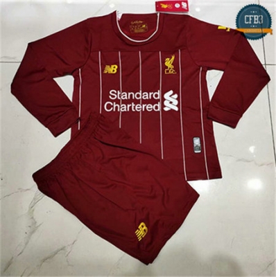 Camiseta Liverpool Niños 1ª Manga Larga 2019/20