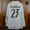 Camiseta 2005-06 Real Madrid Manga Larga 1ª Equipación (23 Beckham)