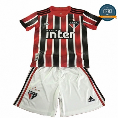 Camiseta Sao Paulo Niños 2ª Equipación Rojo 2019/2020